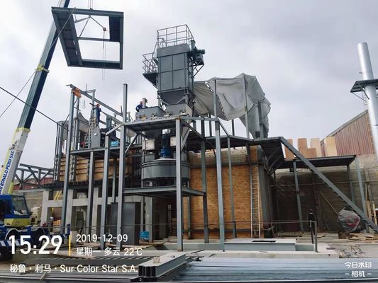 El PLC controla la fábrica de sequía del silicato del horno/de sodio del silicato de sodio