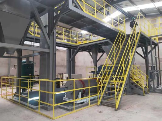 Cadena de producción de mezcla del poste del detergente, mezclador detergente de la adición del poste del polvo