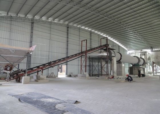 Quartz Sand Dryer Machine / Industrial Sand Dryers With Hot Air Furnace